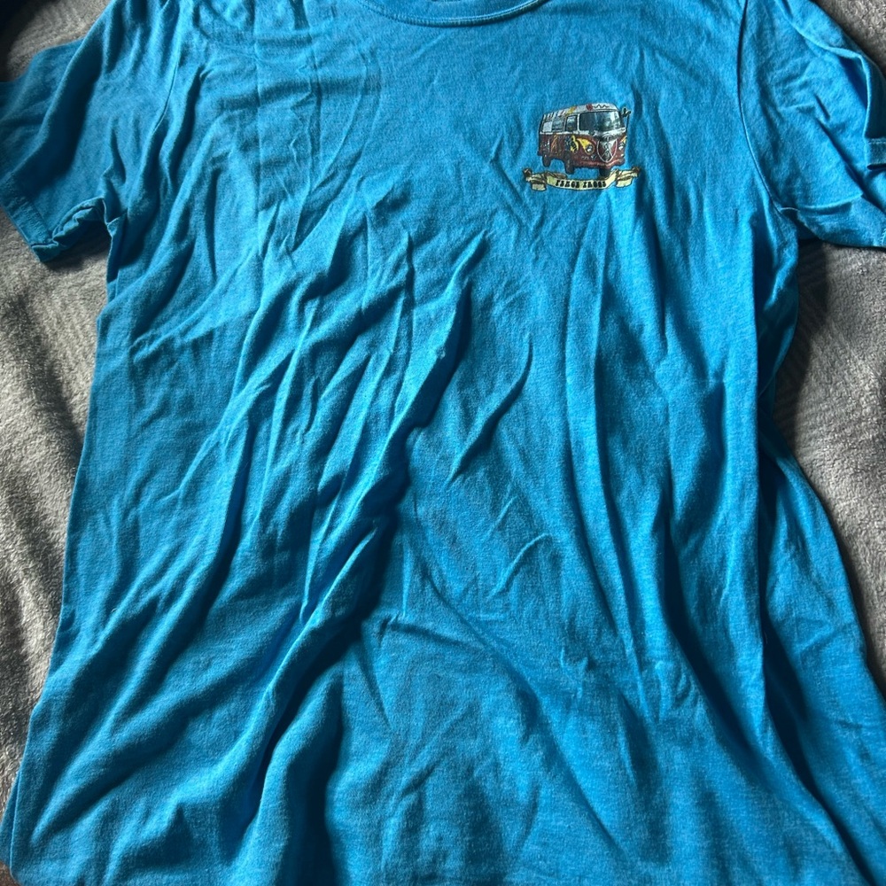 Blue Graphic Short Sleeve Tee